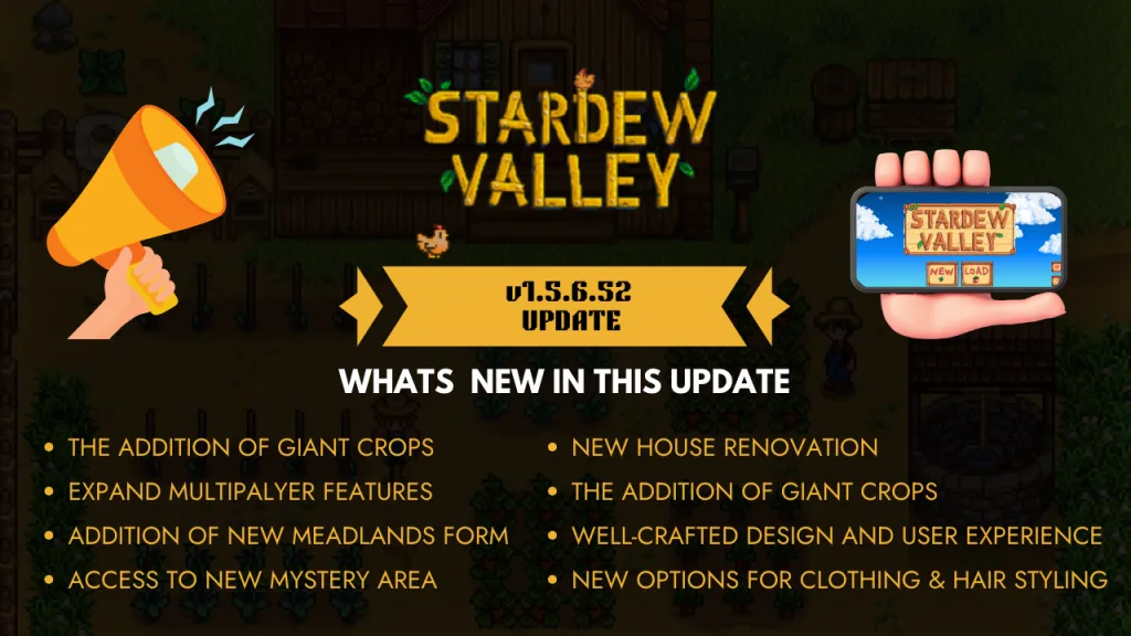 What Is New In Stardew Valley APK v1.6.15.0 Version